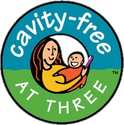 The Cavity Free at Three logo
