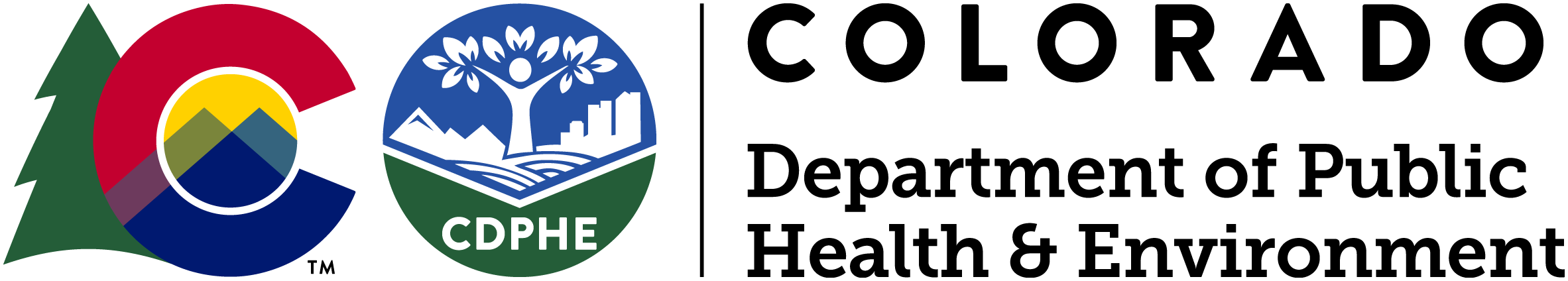 Colorado Department of Public Health and Environment logo